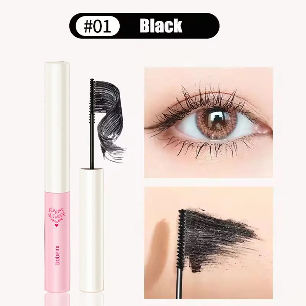 Silk Fiber Curling Mascara – Volumizing, Lengthening, Waterproof Fiber Mascara Qme 1002-01