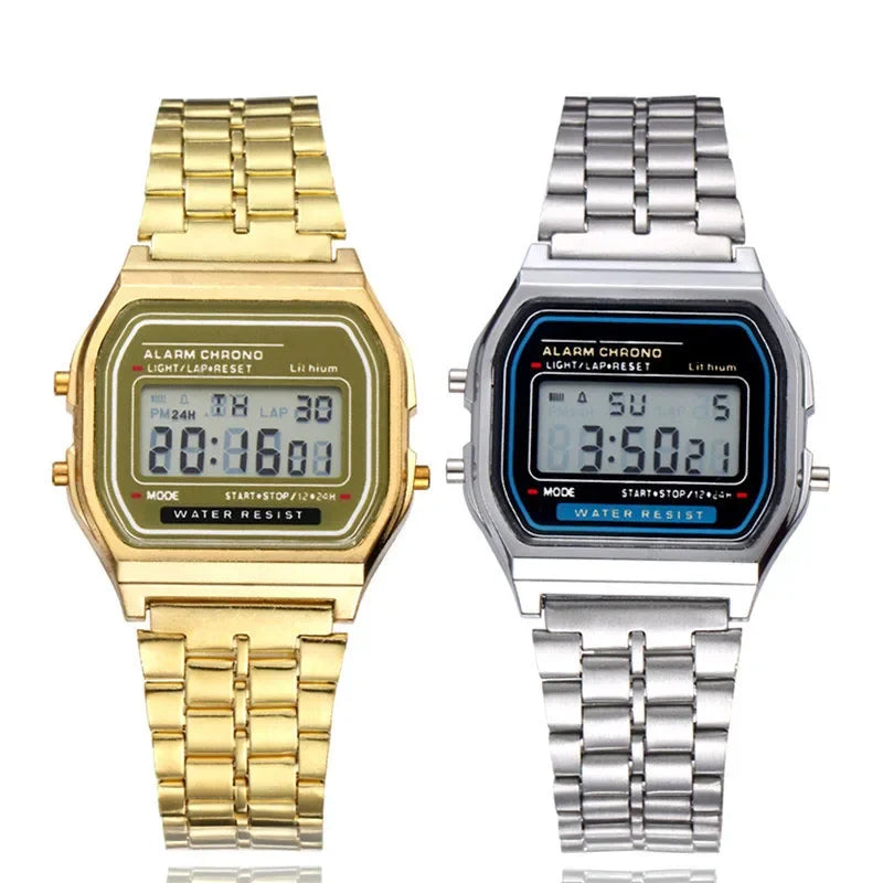 Men's Digital LED Watch Multifunction Alarm Waterproof Clock Digital Sports Watch Qme