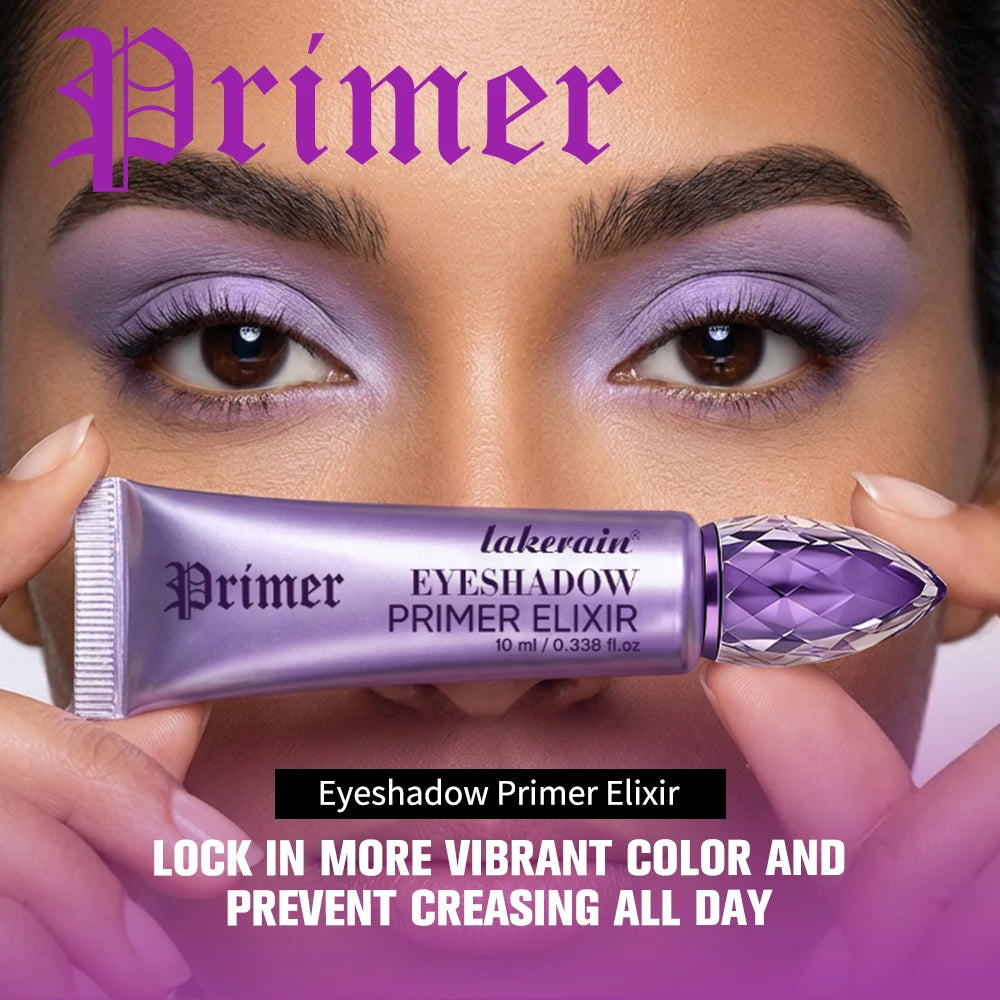 Lakerain Eyeshadow Primer – Long-Lasting Colorful Eye Base Eye Makeup Primer Qst