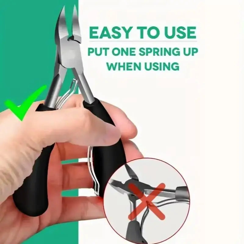 Stainless Steel Cuticle Nipper & Toenail Clipper | Nail Art Tool Cuticle Nipper Clipper Qme