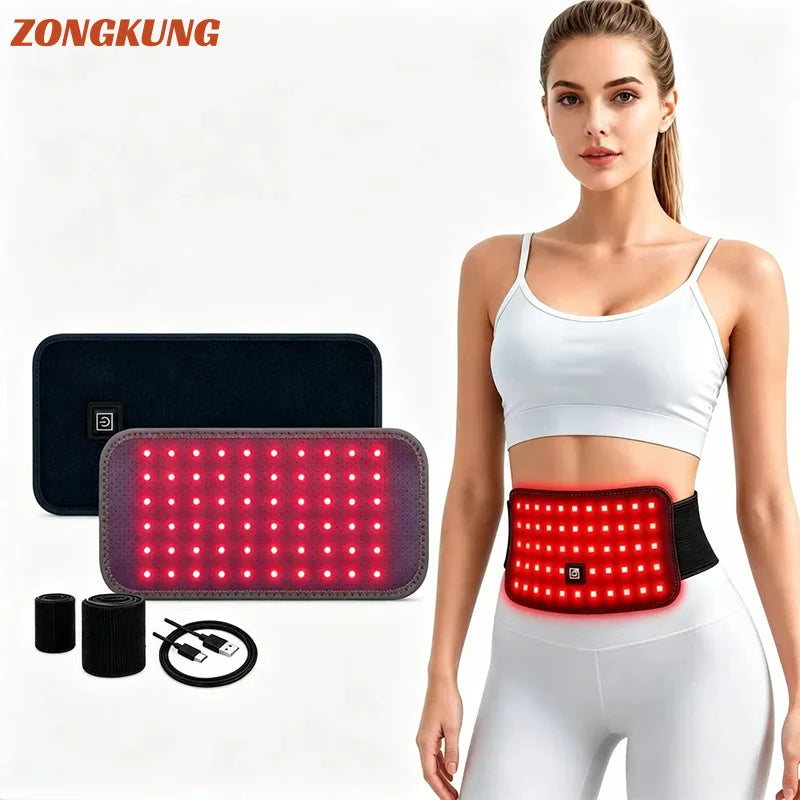 60 LED Red Light Therapy Belt 660nm 850nm | Back Waist Knee Red Light Therapy Belt Qst