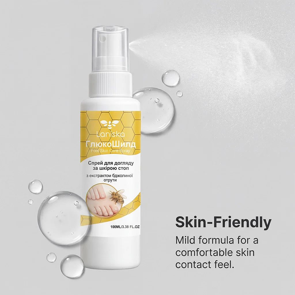 Laniska Bee Venom Foot Spray – Deodorant & Nail Care 100ml Foot Deodorant Spray Qst