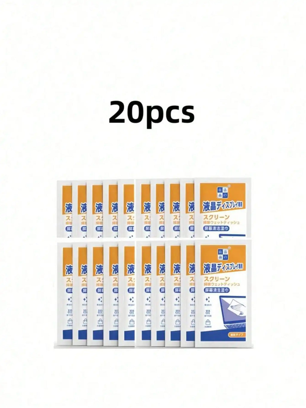 Large Disposable Lens & Screen Cleaning Wipes – Soft Cloth Disposable Cleaning Wipes Qme 20pcs