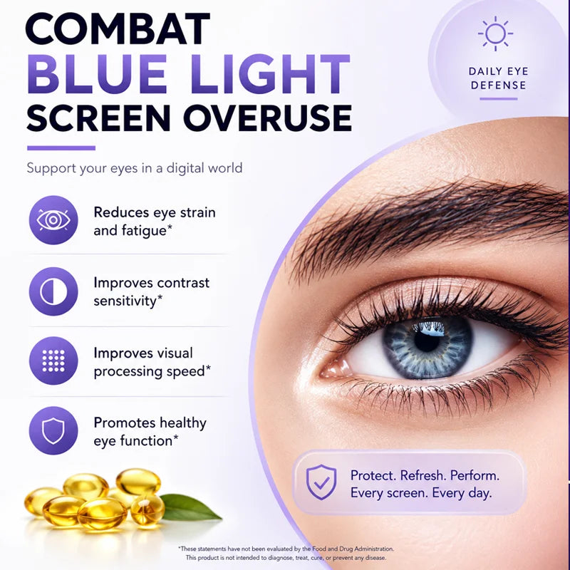 YIMIDUK Ultra Eye+ Capsules – Lutein, Zeaxanthin & Bilberry Eye Vision Supplement Qst