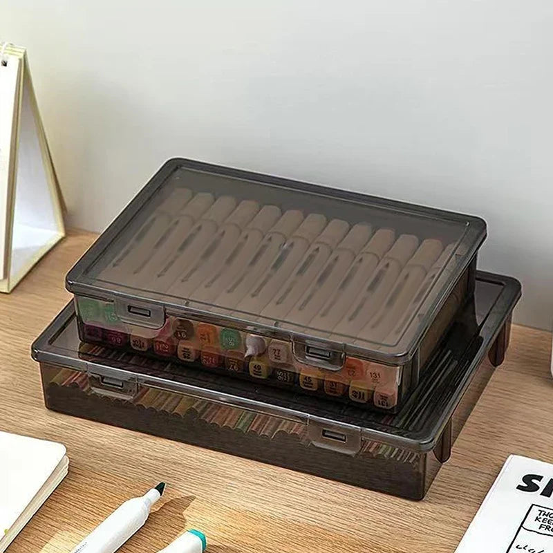 A4 Certificate File Box – Dust-Proof Document Organizer Document Storage Box Qme