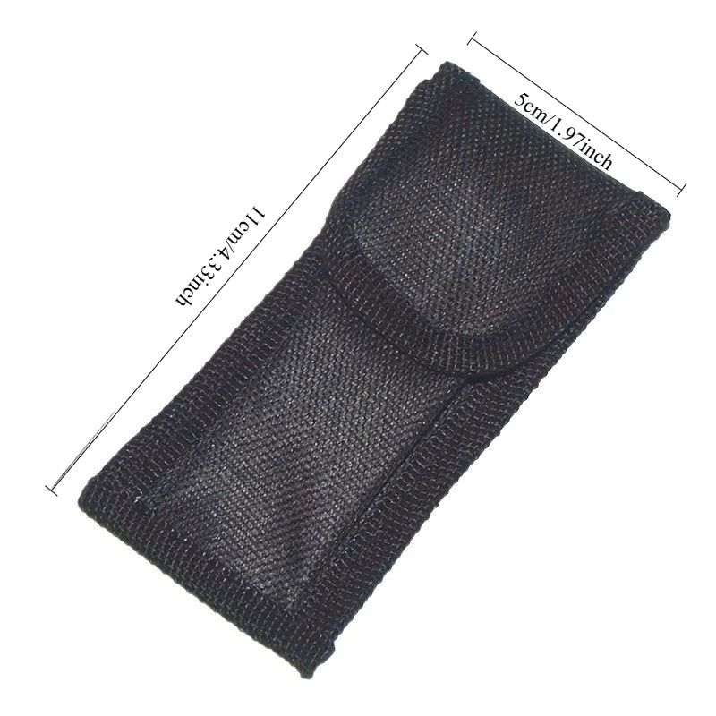Nylon Folding Knife Sheath Double-Layer Oxford Belt Pouch Knife Sheath Pouch Qme 4pcs
