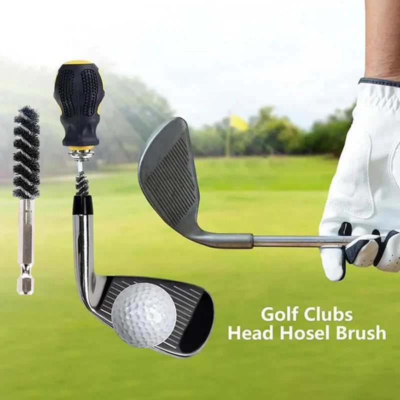Golf Club Hosel Wire Brush – Electric Drill Cleaning Tool Golf Club Cleaning Brush Qme