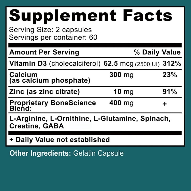 Xemenry Height Growth Supplement – Vitamin D3, Calcium & Zinc Growth Supplement Qst