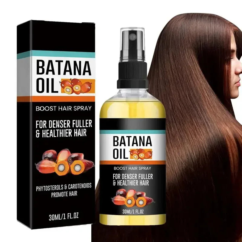 Batana Oil Hair Strengthening Spray – Natural Formula 30ml Hair Treatment Spray Qme
