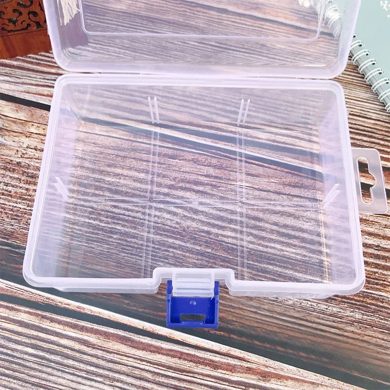 Jewelry Earring Bead Organizer – 6-Grid Clear Storage Case Jewelry Organizer Box Qme