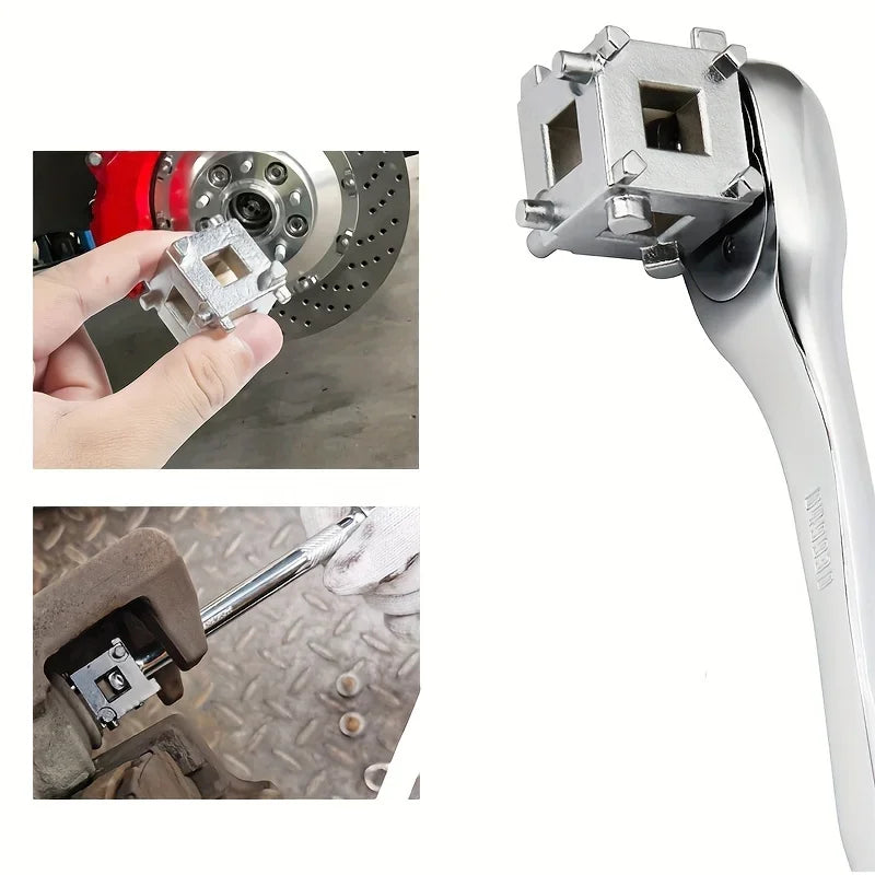 Rear Disc Brake Caliper Piston Wind-Back Tool Set Brake Caliper Tool Qme