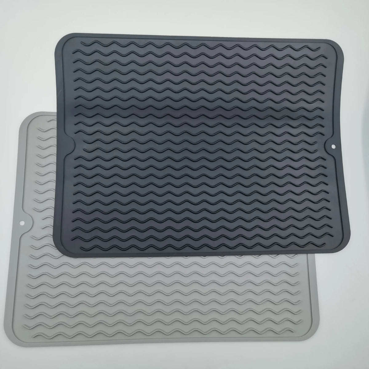 Large Silicone Dish Drying Mat – Draining Sink & Trivet Dish Drying Mat Qme