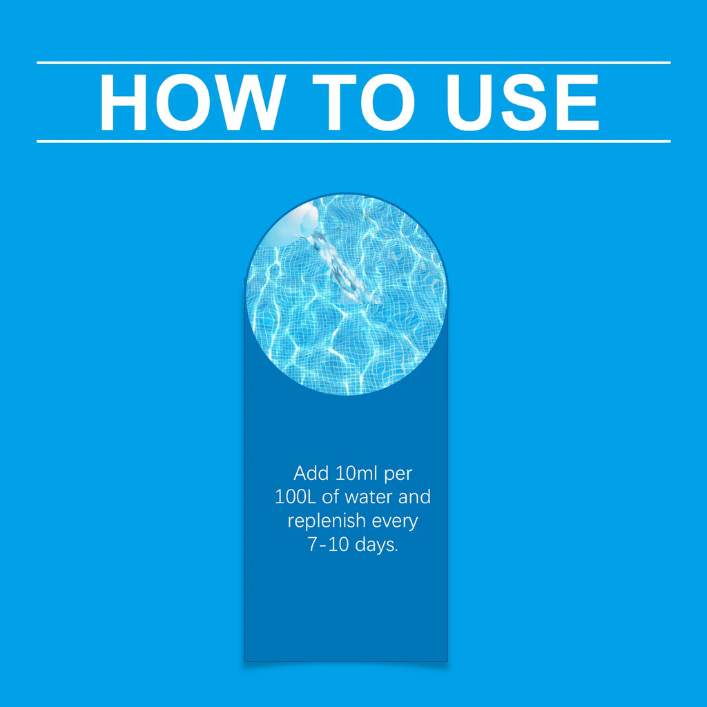 100ml Swimming Pool Purifier Liquid – Odorless, Long-Lasting Pool Purifier Liquid Qst