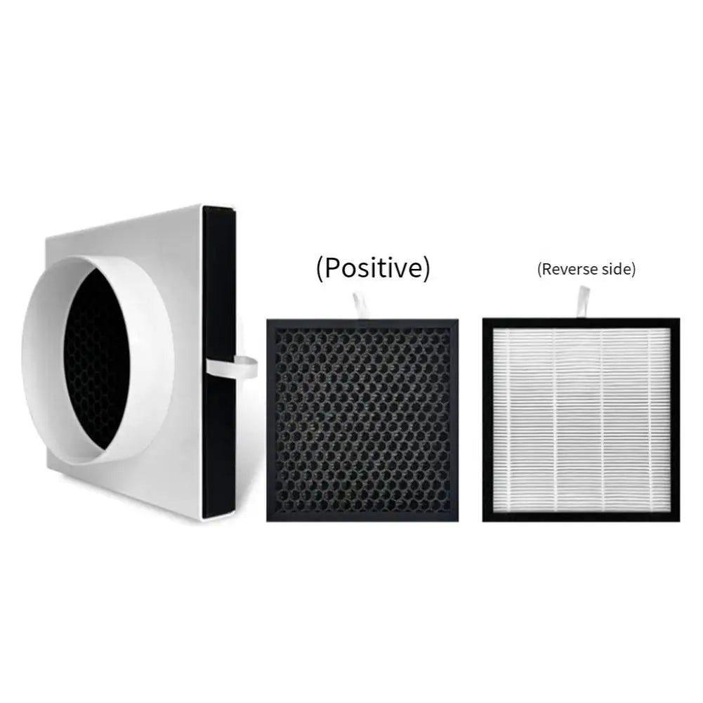 HEPA Inline Duct Air Filter for PVC & PE Pipes | 110mm–160mm Inline HEPA Duct Filter Qme