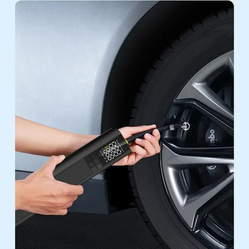 Cordless Tyre Inflator 4000mAh Rechargeable Portable Air Pump Cordless Tyre Inflator Qme