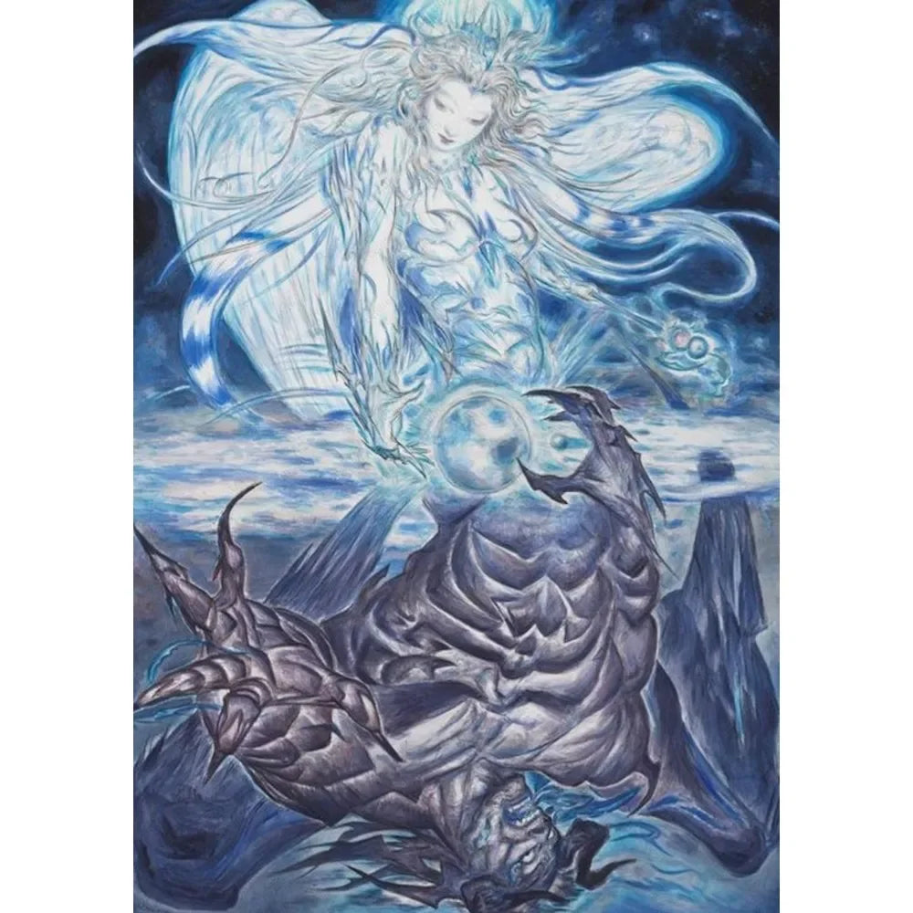 Yoshitaka Amano Final Fantasy Canvas Wall Art Poster Print Canvas Art Print Qst