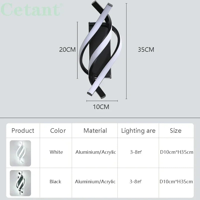 Modern LED Line Wall Lamp – Bedroom, Corridor & Home Décor LED Wall Sconce Qme