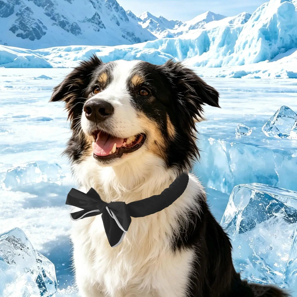 Cooling Neck Wrap Scarf for Dogs & Cats – Reusable & Washable Pet Cooling Scarf Qme