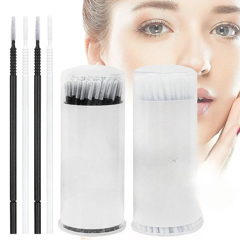 Disposable Spiral Mascara Microbrush Applicator – 100 Lash Wands Mascara Applicator Brush Qme
