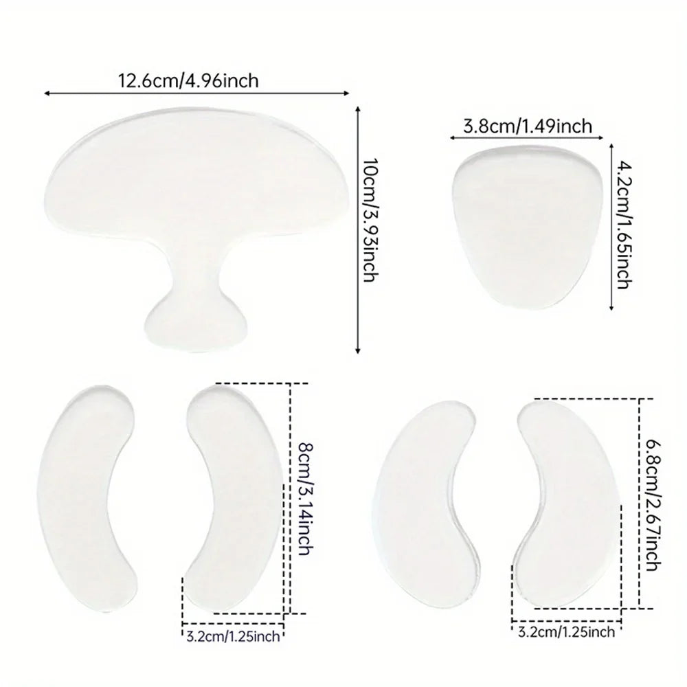 Reusable Silicone Anti-Wrinkle Face Patches – Forehead & Eye Anti-Wrinkle Patches Qme