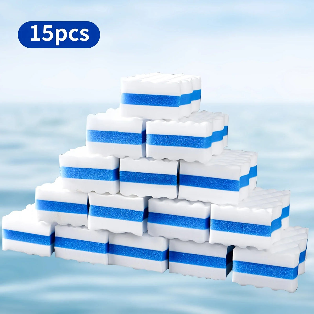 Multi-Layer Nano Sponge Eraser – Magic Cleaning Block Cleaning Sponge Qme 15pcs