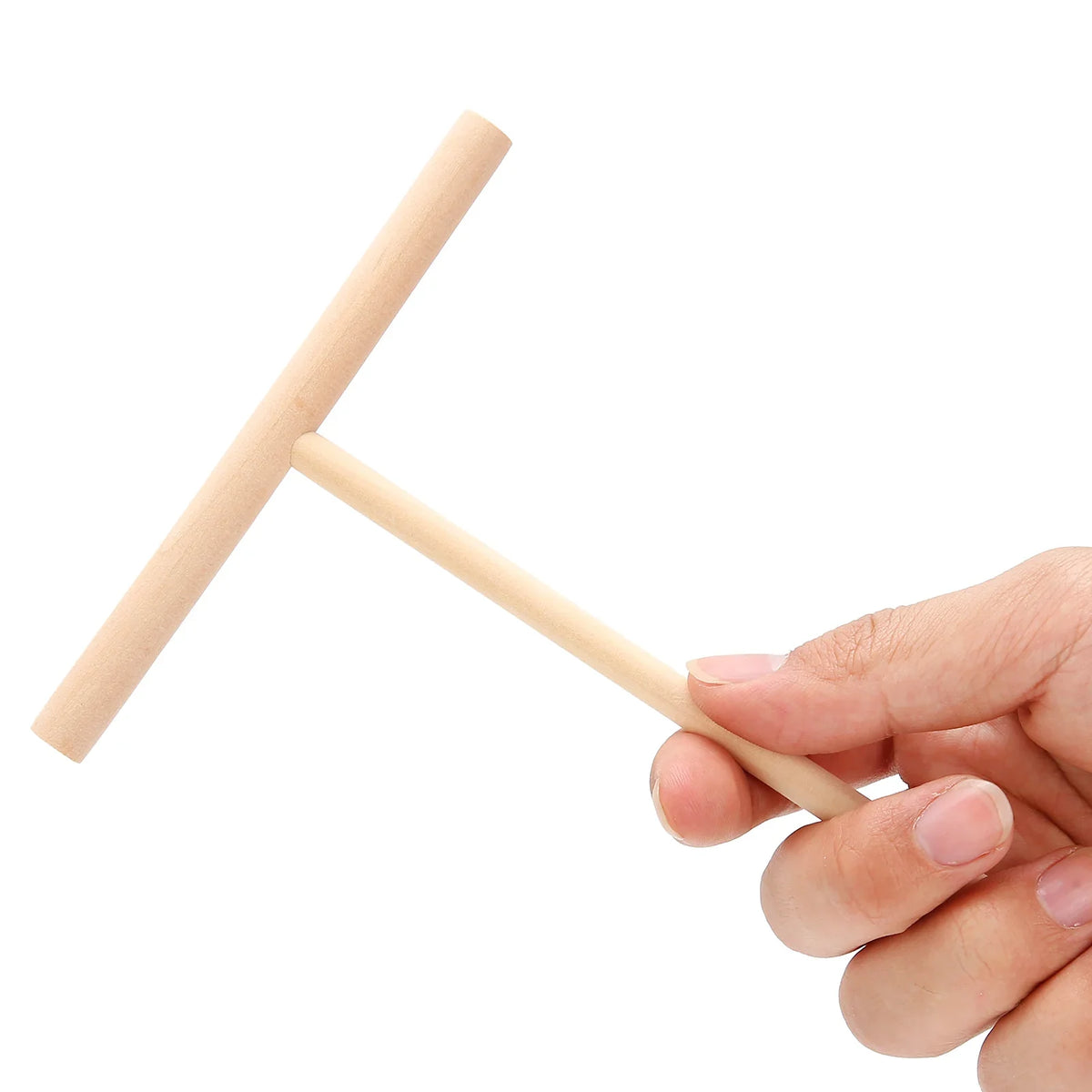 Wooden Crepe & Pancake Batter Spreader – 2-Piece T-Shape Set Crepe Batter Spreader Qme