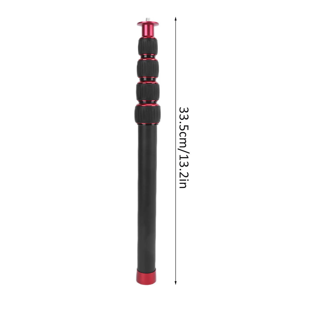 Manbily LR-255 Aluminum Monopod Extension Rod – 5-Section 5kg Monopod Extension Rod Qst