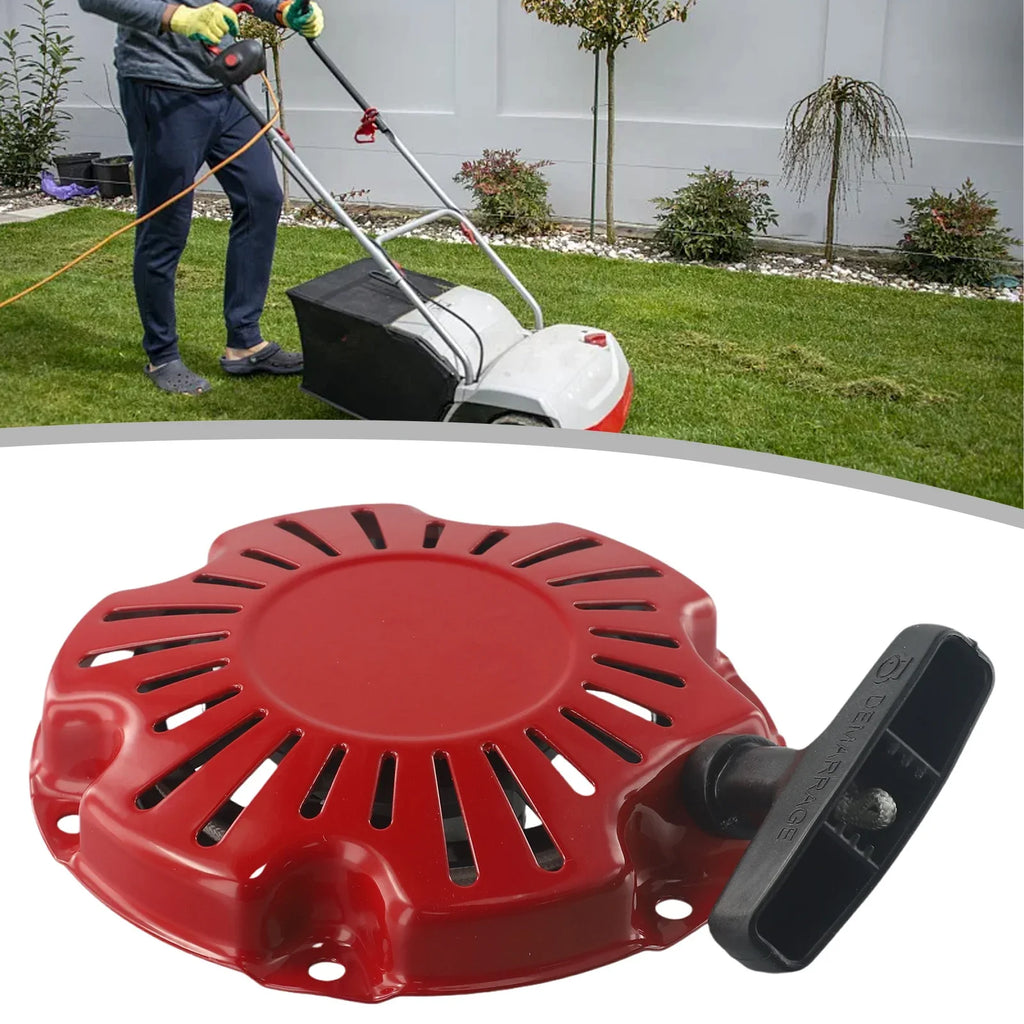 Recoil Starter Pull Assembly for Honda GX100 Turf Cutter Engine Starter Assembly Qme Default Title