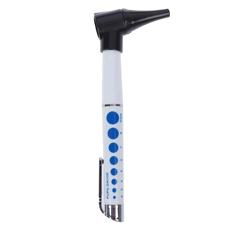 2-in-1 Otoscope & Eye Diagnostic Kit – LED Pen Light Set Otoscope Diagnostic Kit Qst