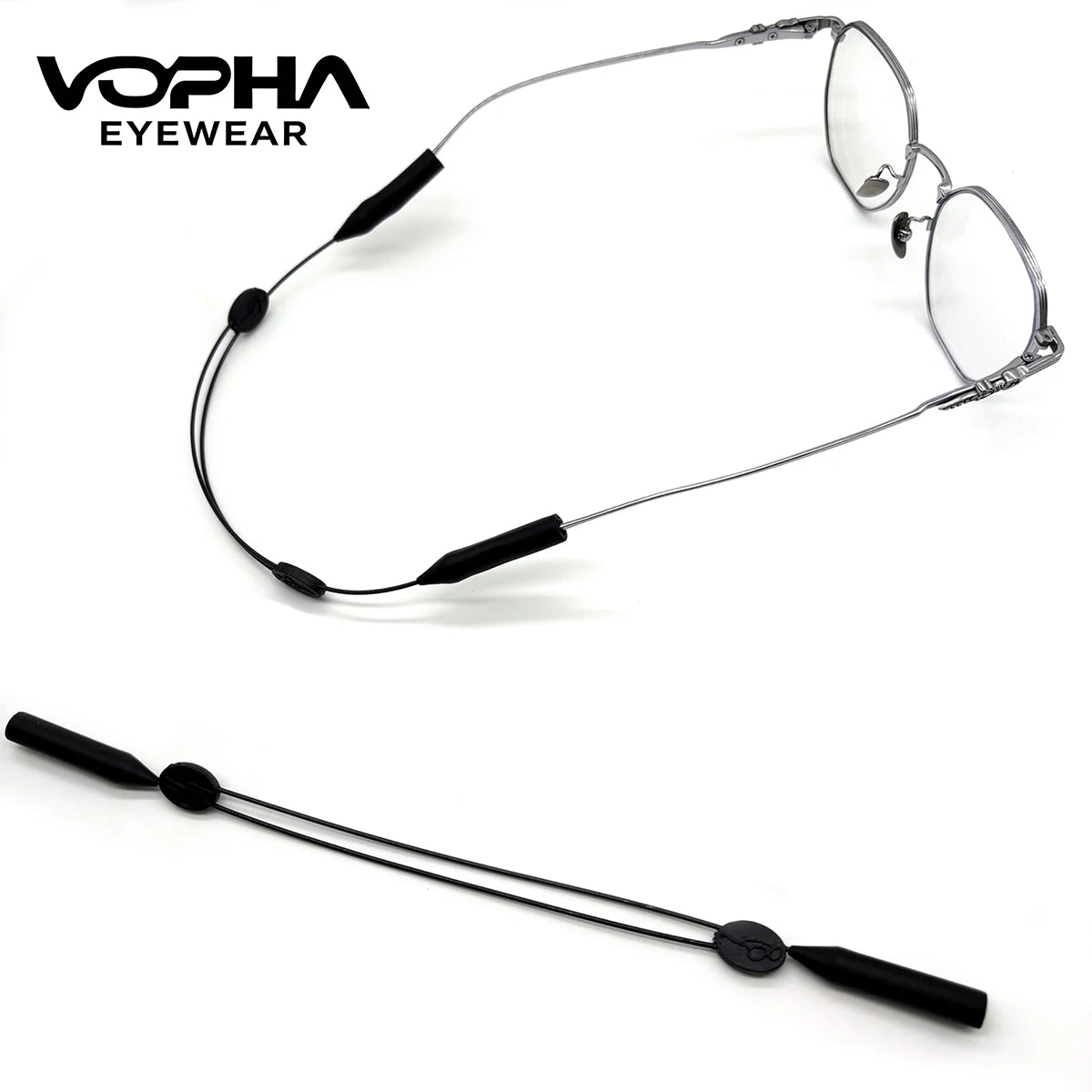 VOPHA Glasses Strap – Eyewear Retainer for Rides & Sports Eyewear Strap Qst
