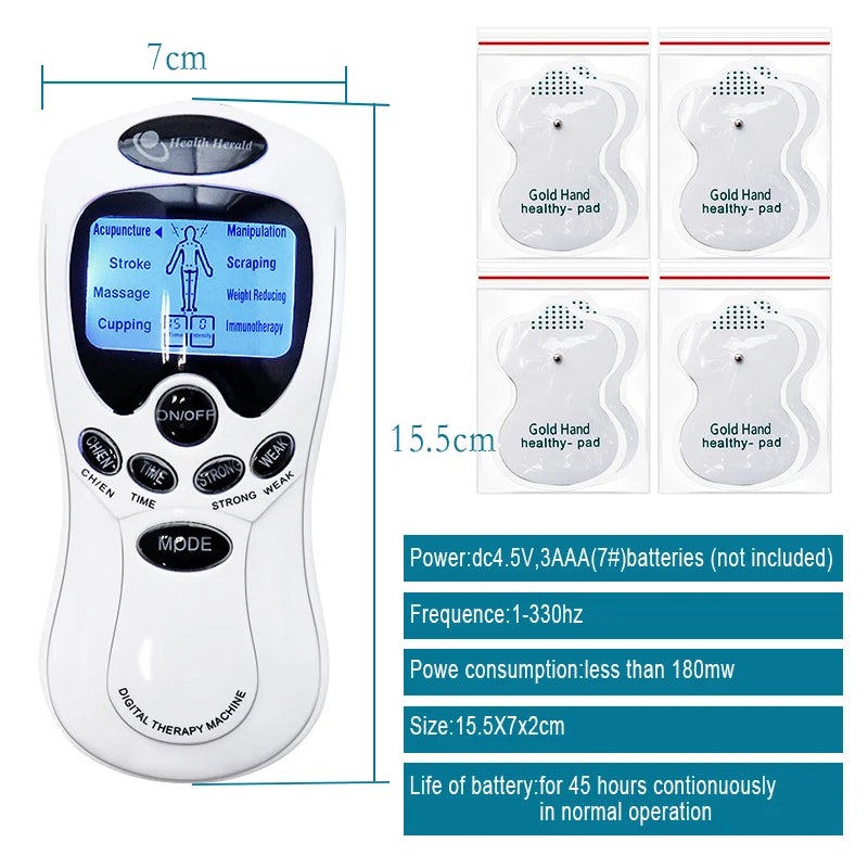 SANPKON TENS EMS Dual Output Pulse Massager – Full Body Pulse Massager Qst