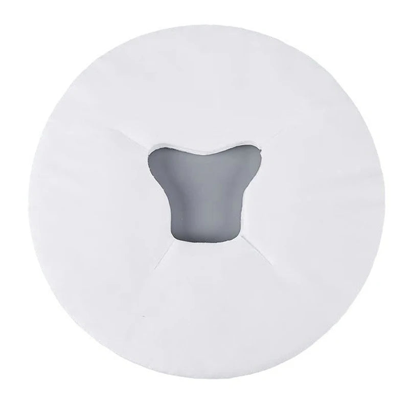 100pcs Disposable Massage Face Cradle Covers – Headrest Pads Massage Table Accessories Qst