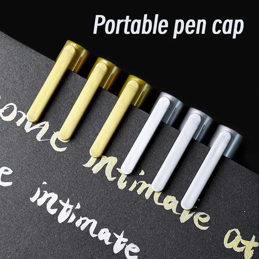 Metallic Paint Marker Pens – Gold, Silver & 28 Colors Metallic Paint Markers Qme
