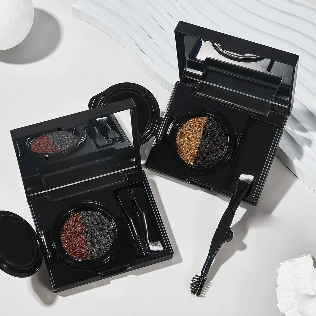 Two Tone Matte Eyebrow Cream – Lightweight & Smudge-Proof Eyebrow Cream Qme