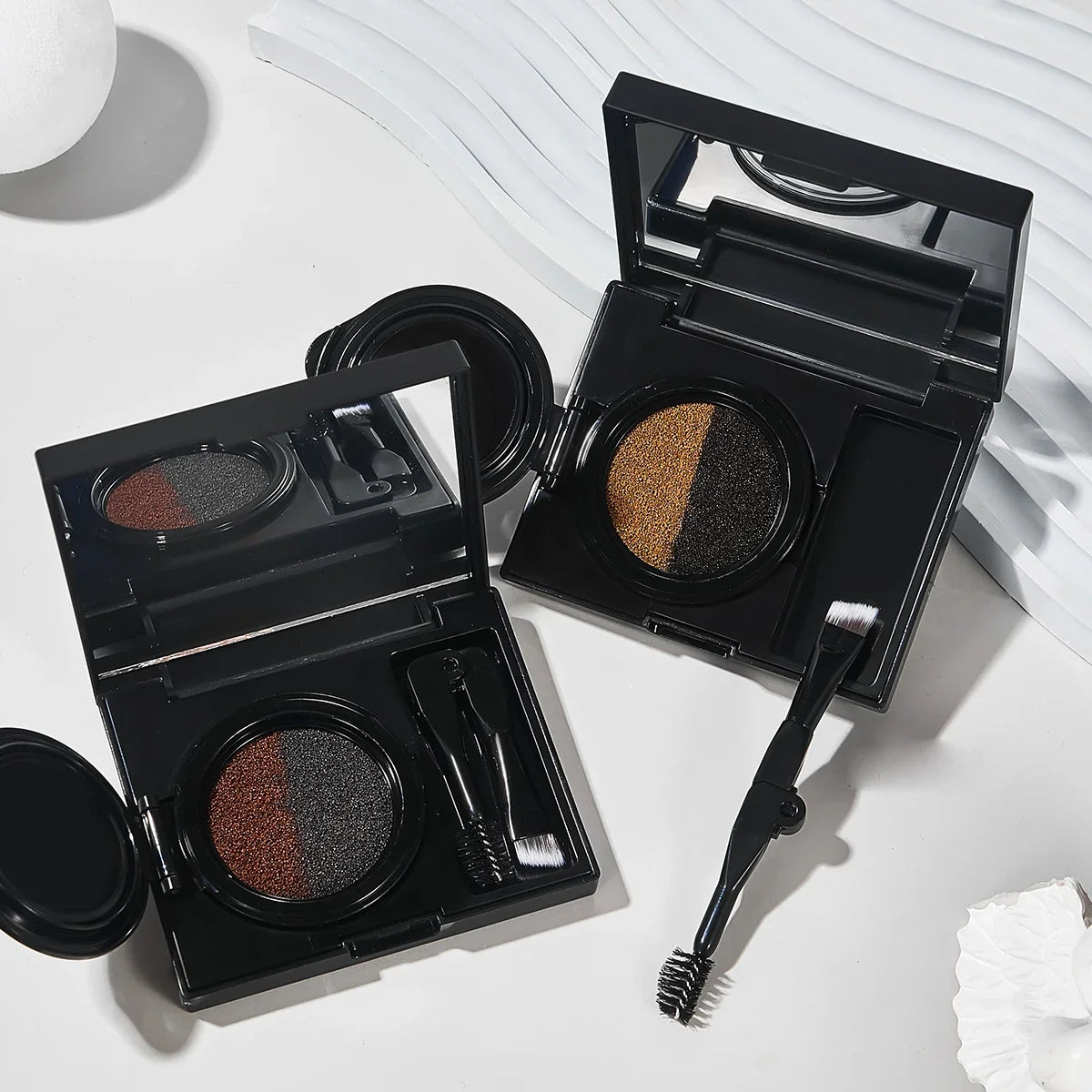 Two Tone Matte Eyebrow Cream – Lightweight & Smudge-Proof Eyebrow Cream Qme
