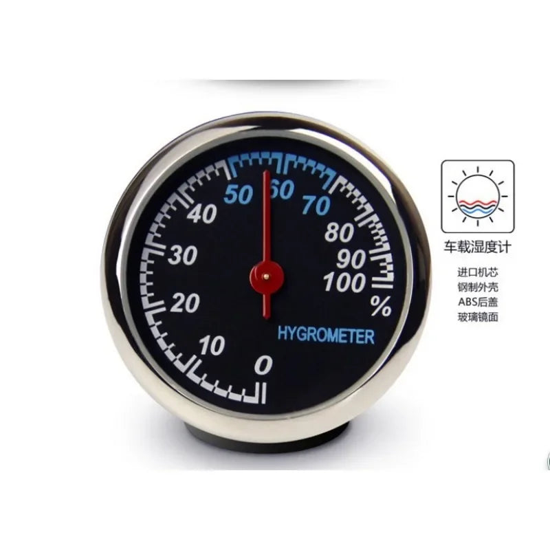 Mini Car Digital Clock & Thermometer | Dashboard Ornament Car Dashboard Clock Qme Hygrometer