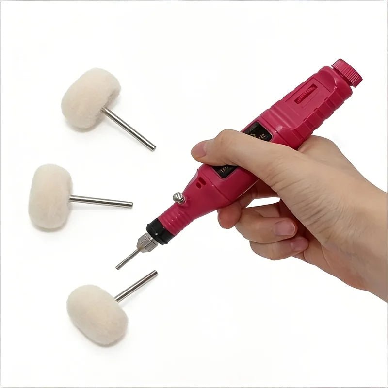 Mini Abrasive Disc Felt Buffing Wheels – 7pc Rotary Tool Set Rotary Tool Accessory Qme