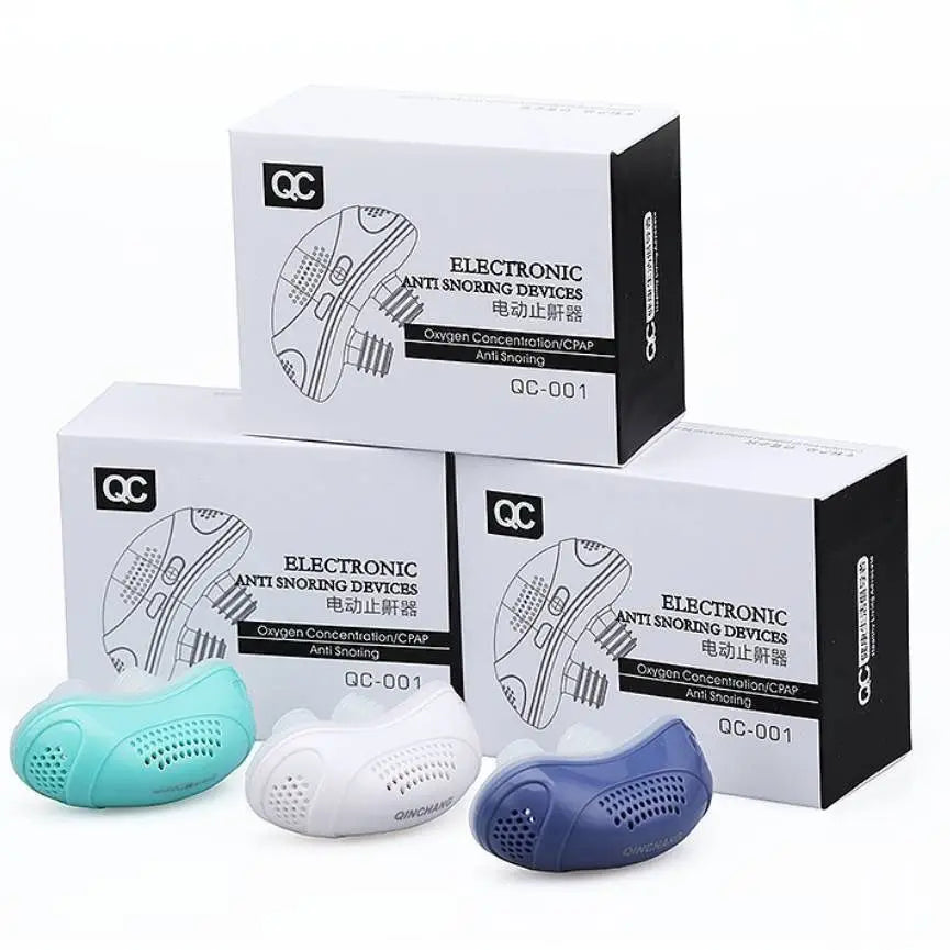 Electric Nose Clip Anti-Snoring Device | Better Night Breathing Anti-Snoring Device Qst