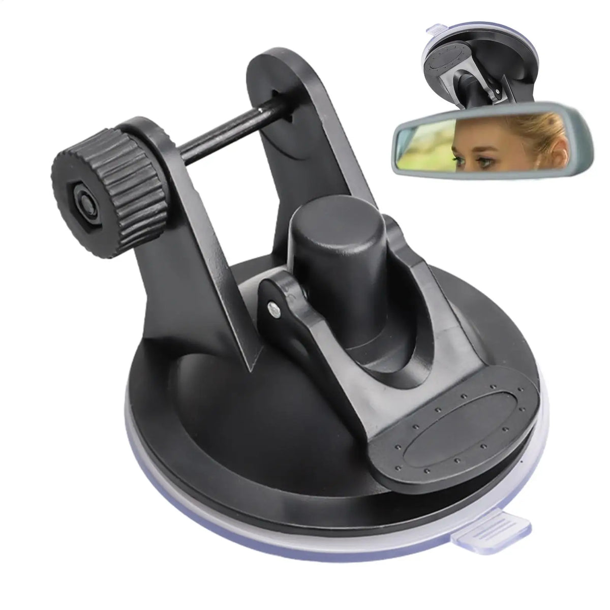 Universal Dash Cam Suction Mount – 180° Adjustable Car Holder Dash Cam Mount Qme