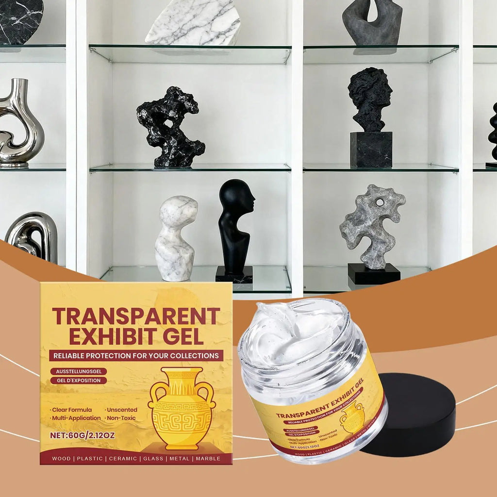 Clear Removable Museum Gel Adhesive for Antiques & Glass Museum Gel Adhesive Qme