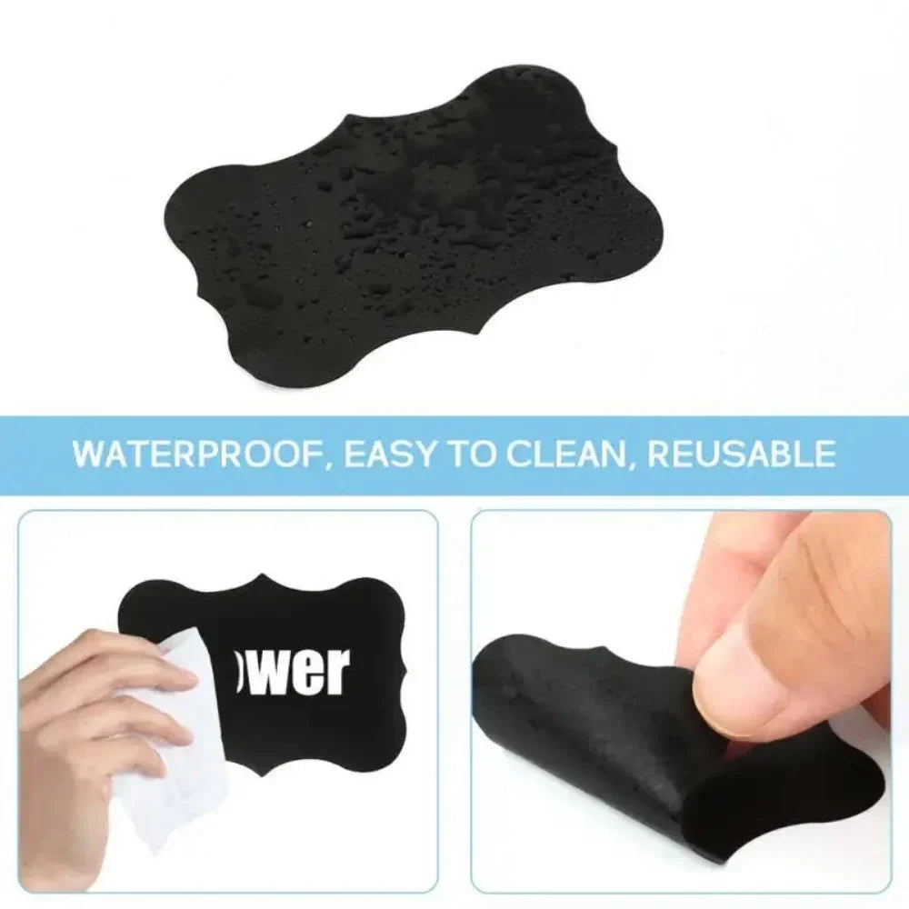 Removable Waterproof Blackboard Roll Labels – 300 Stickers Kitchen Label Stickers Qme