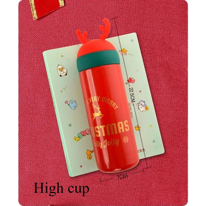 Christmas Antler Personalized Parent-Child Water Bottle Set Water Bottle Set Qme