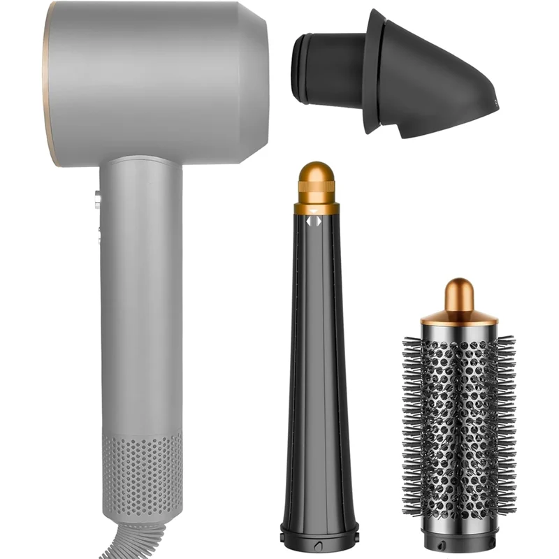 Dyson Supersonic Accessory Kit – Conical Barrel, Adapter & Brush Hair Dryer Accessory Kit Qst