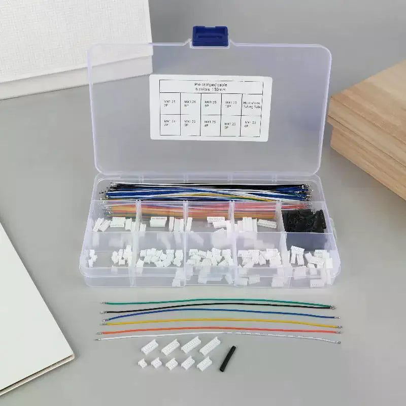 1.25mm Pitch Pre-Crimped Connector Socket Plug Wire Kit Pre-Crimped Connector Wire Qme