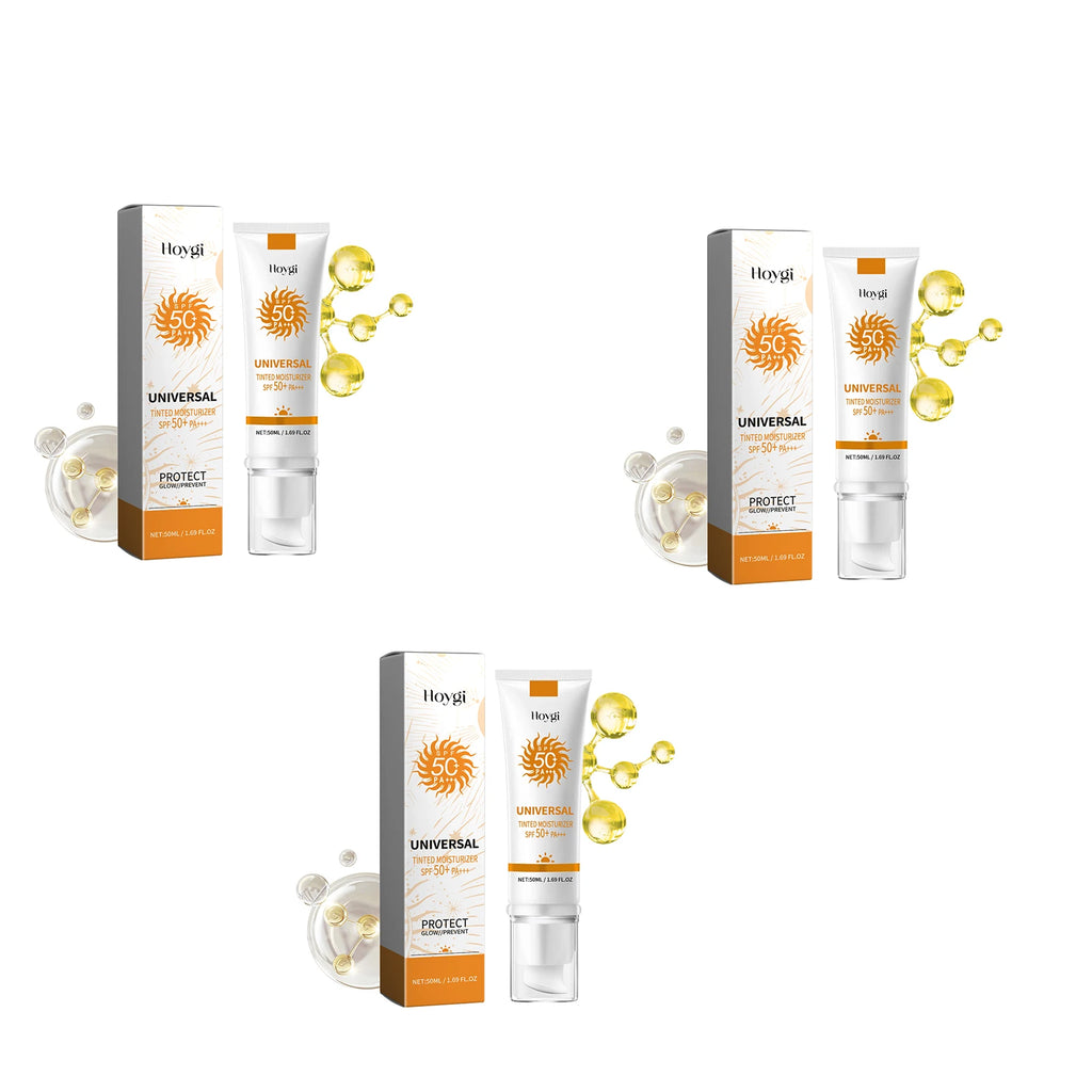 Hoygi SPF50+ Sunscreen Foundation Cream – UV & Oil Control Sunscreen Foundation Qst 150ml boxed