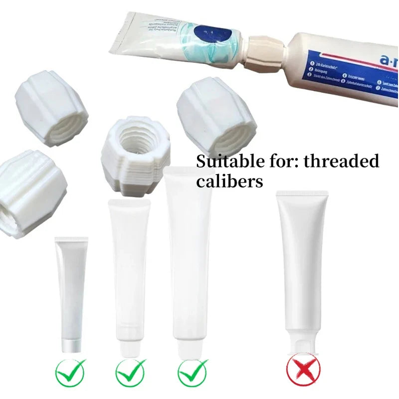 No-Spill Toothpaste Tube Squeezer & Roller | Travel & Home Tube Squeezer Dispenser Qme