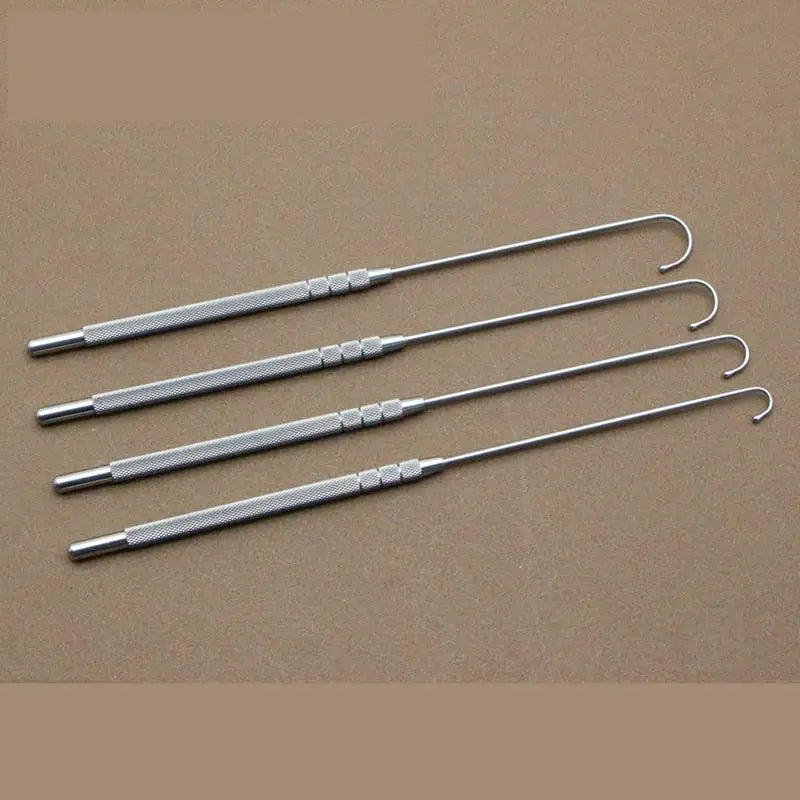 Veterinary Ball-Type Snook Hook – Stainless Steel Spay Instrument Veterinary Surgical Instrument Qme