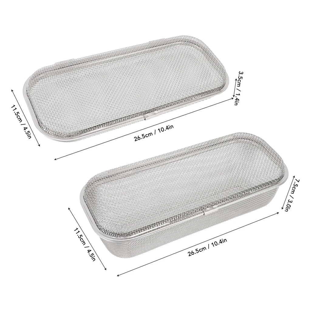 304 Stainless Steel Dishwasher Utensil Basket | Mesh Drain Dishwasher Utensil Basket Qme
