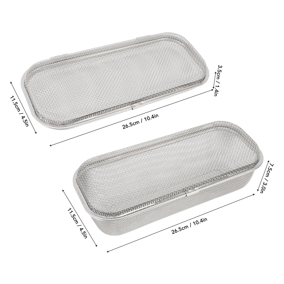 304 Stainless Steel Dishwasher Utensil Basket | Mesh Drain Dishwasher Utensil Basket Qme
