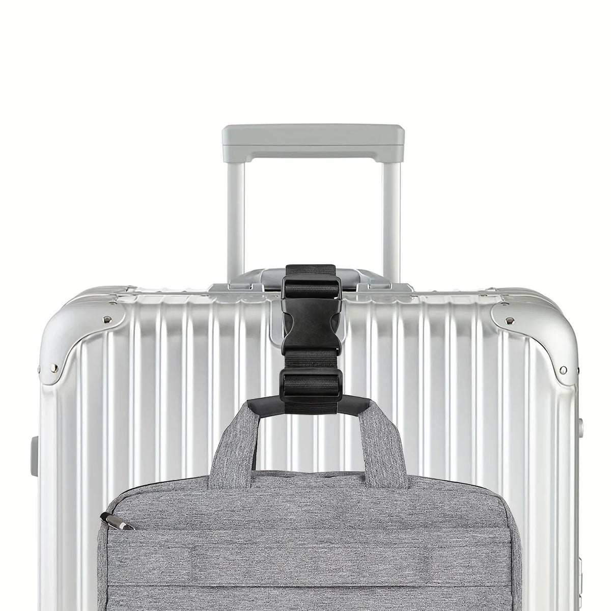 Adjustable Luggage Strap with Buckle | Travel Suitcase Belt Luggage Strap Qme